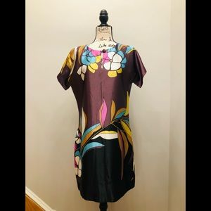 NWOT Gorgeous Citrine Multi-Coloured dress